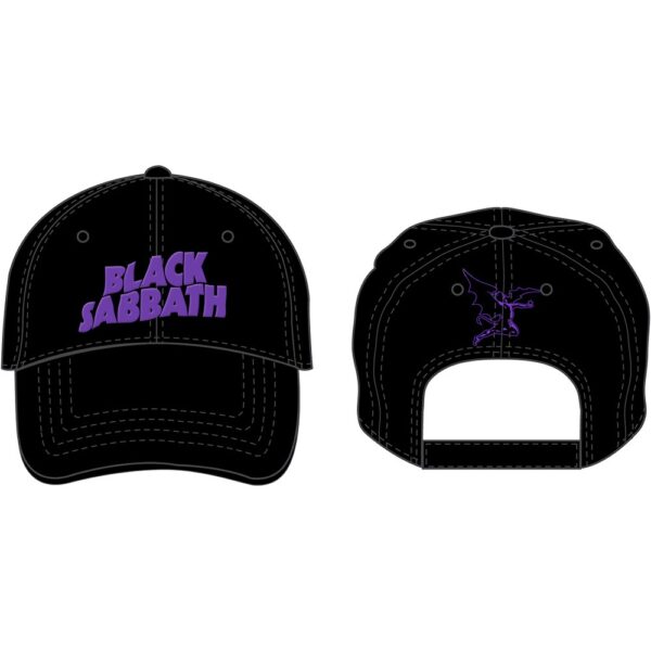 BLACK SABBATH UNISEX BASEBALL CAP: DEMON & LOGO
